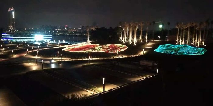 邕江南岸亮化工程一角。。。袁世华 摄.jpg