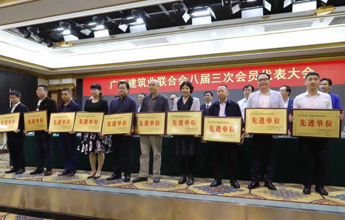 公司副总司理周兴耀代表公司上台领取牌匾。。李立云 摄.jpg